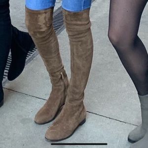 Jimmy Choo Thigh High Flat Suede Boots